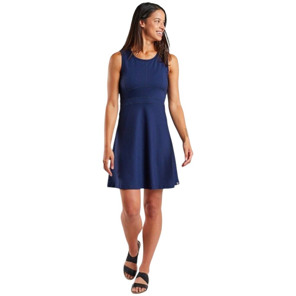 Title Nine Dream V Neck Athleisure Outdoor Hiking W Gorpcore Pockets Navy Dress